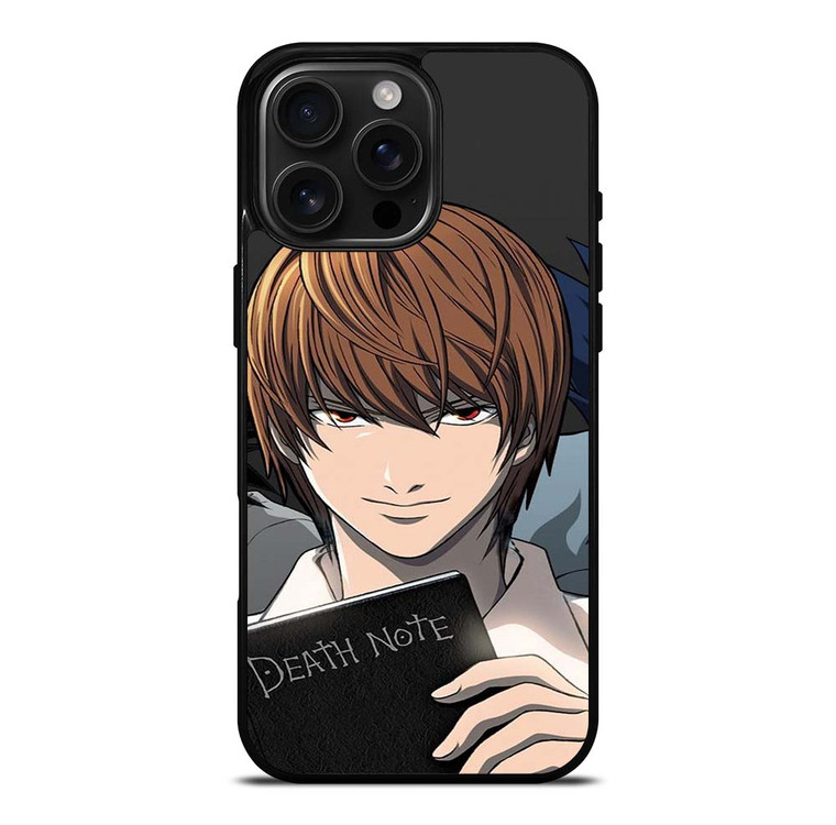 ANIME LIGHT YAGAMI DEATH NOTE iPhone 16 Pro Max Case Cover