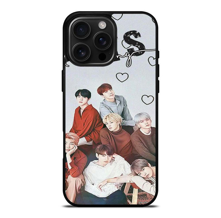BTS ARMY BANGTAN BOYS KPOP KOREA iPhone 16 Pro Max Case Cover