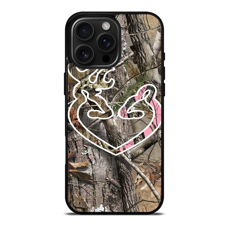 CAMO BROWNING LOVE iPhone 16 Pro Max Case Cover