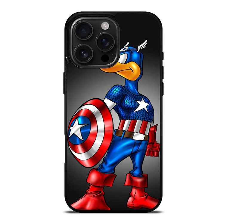 CAPTAIN AMERICA DAFFY DUCK iPhone 16 Pro Max Case Cover
