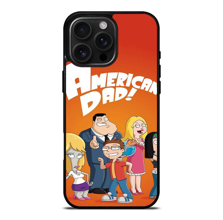 CARTOON AMERICAN DAD SERIES iPhone 16 Pro Max Case Cover