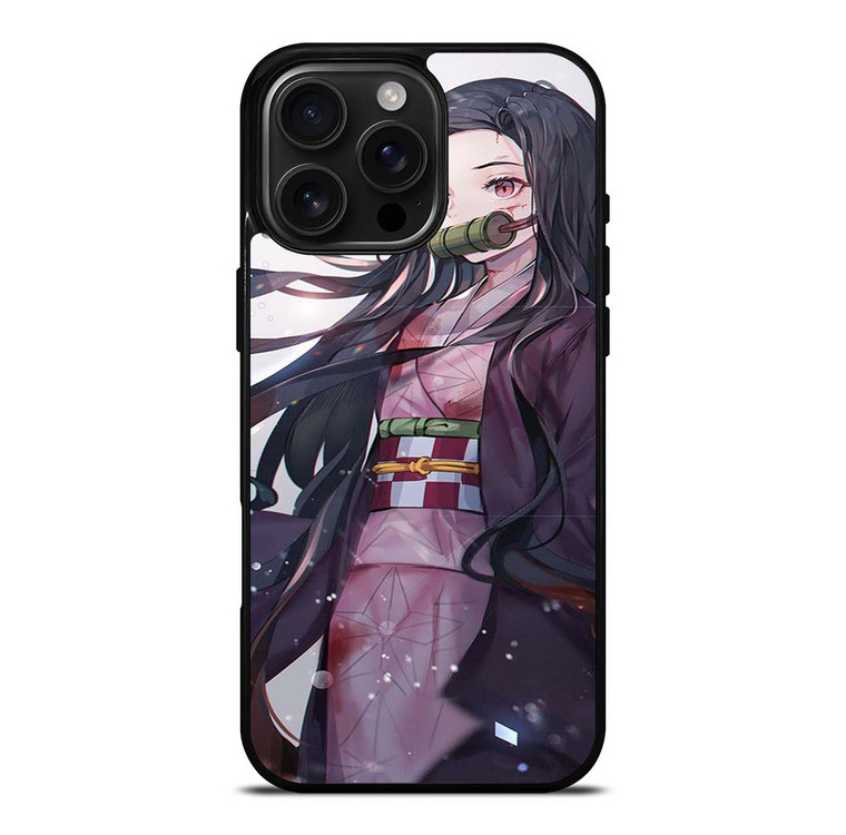 CARTOON DEMON SLAYER NEZUKO KAMADO ANIME iPhone 16 Pro Max Case Cover