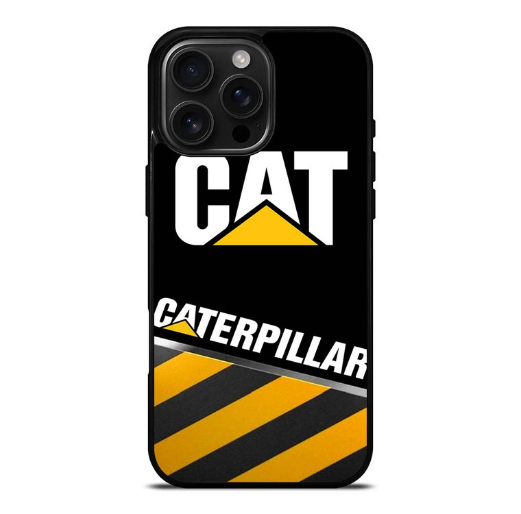 CAT CATERPILLAR STRIPE LOGO iPhone 16 Pro Max Case Cover