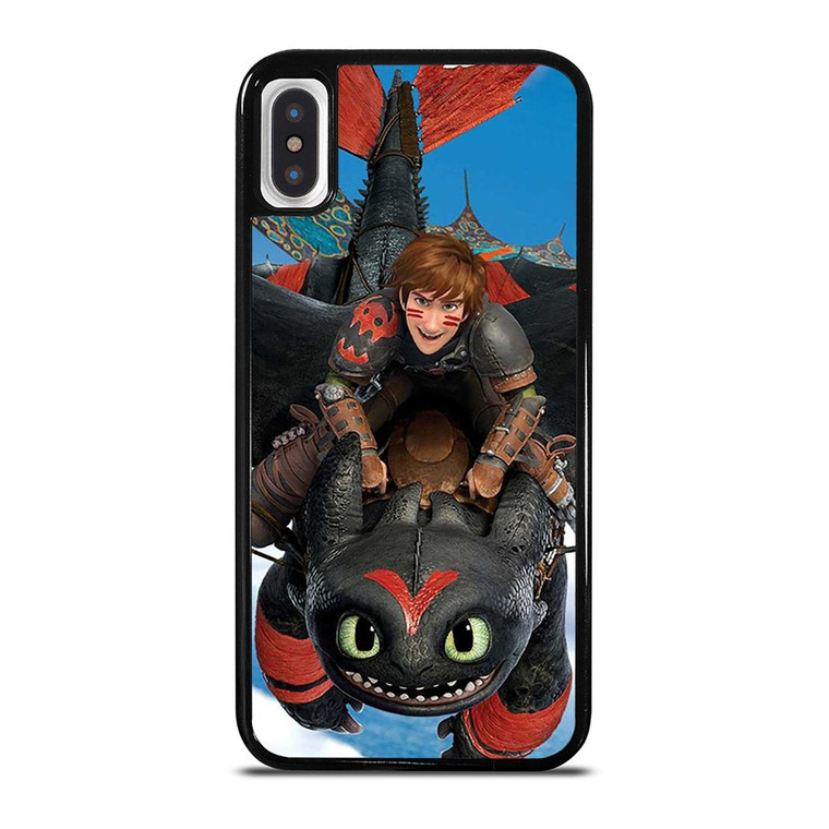 HICCUP AND TOOTHLESS TRAIN YOUR DRAGON iPhone X / XS Case Cover