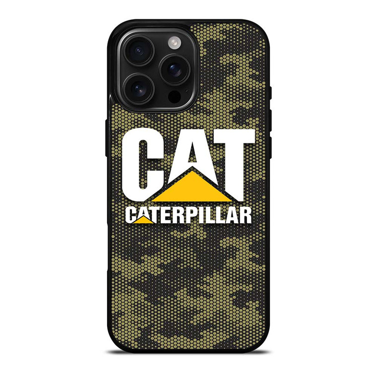 CATERPILLAT TRACTOR LOGO CAT CAMO EMBLEM iPhone 16 Pro Max Case Cover