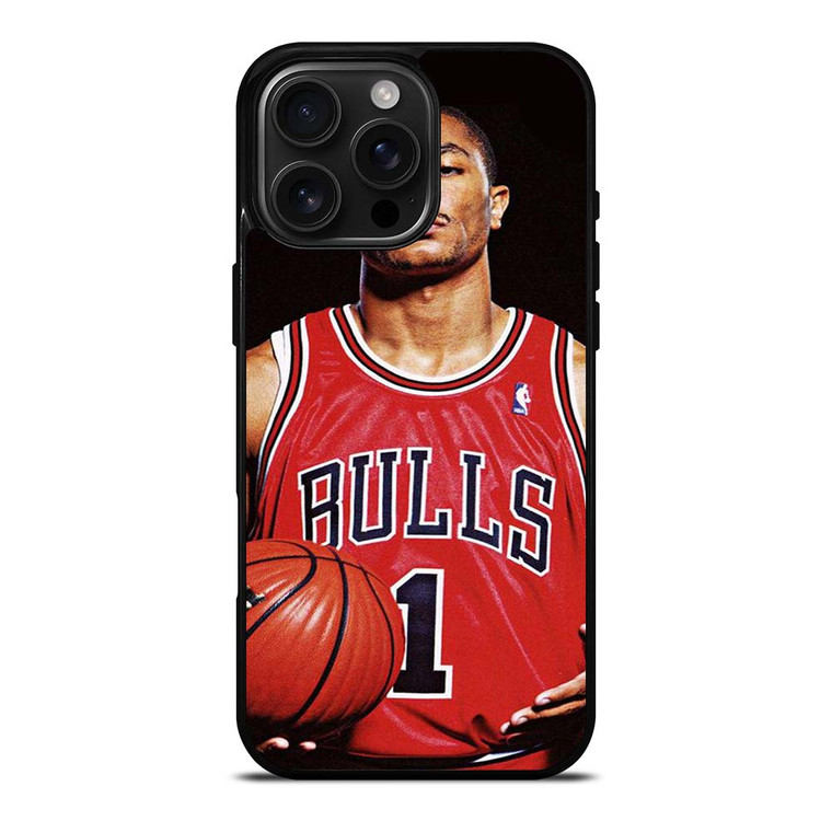 CHICAGO BULLS DERRICK ROSE iPhone 16 Pro Max Case Cover