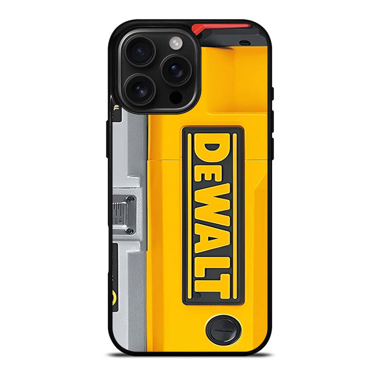 DEWALT TOOL LOGO BENCHTOP PLANER iPhone 16 Pro Max Case Cover