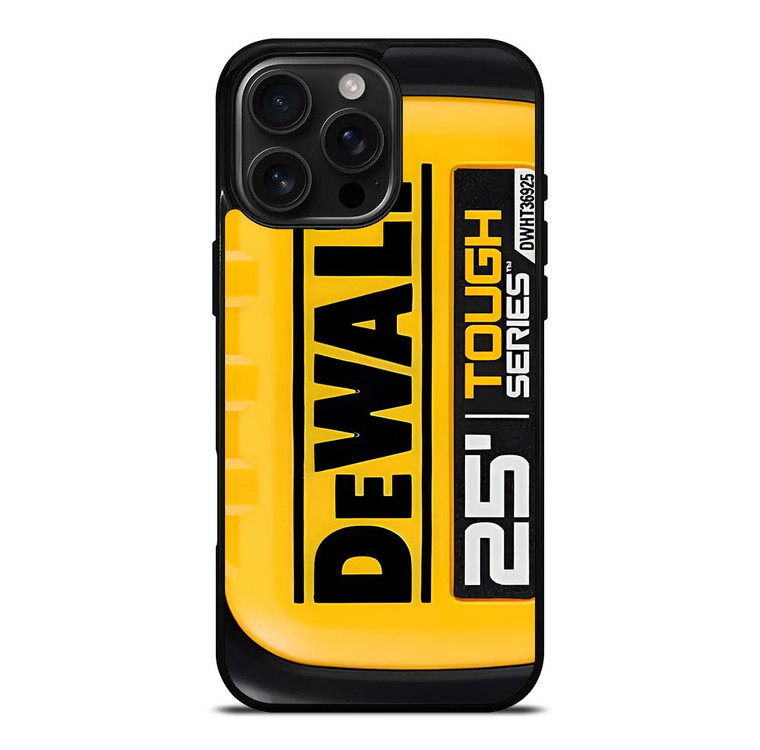 DEWALT TOOL LOGO TAPE MEASURE iPhone 16 Pro Max Case Cover
