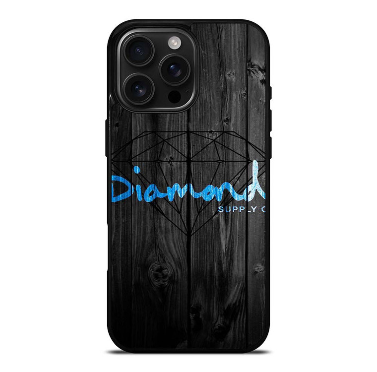 DIAMOND SUPPLY CO WOODEN LOGO iPhone 16 Pro Max Case Cover