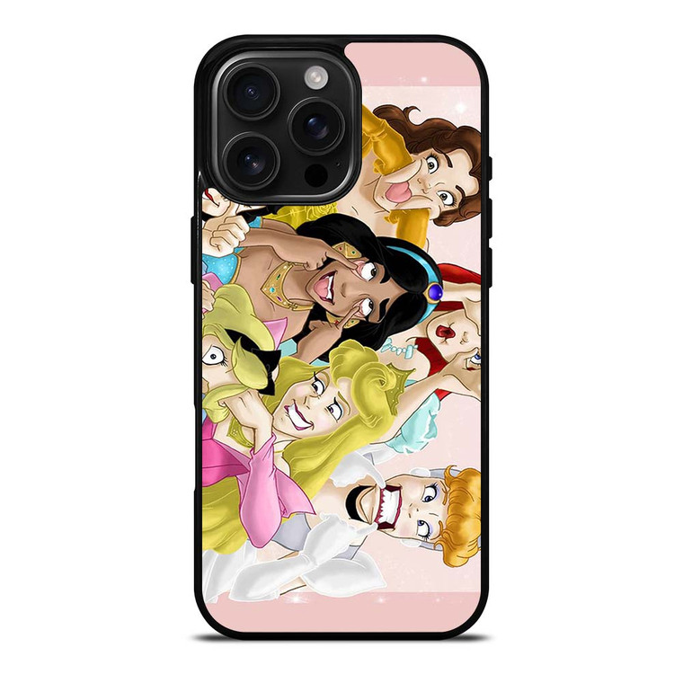 DISNEY PRINCESS FUNNY iPhone 16 Pro Max Case Cover