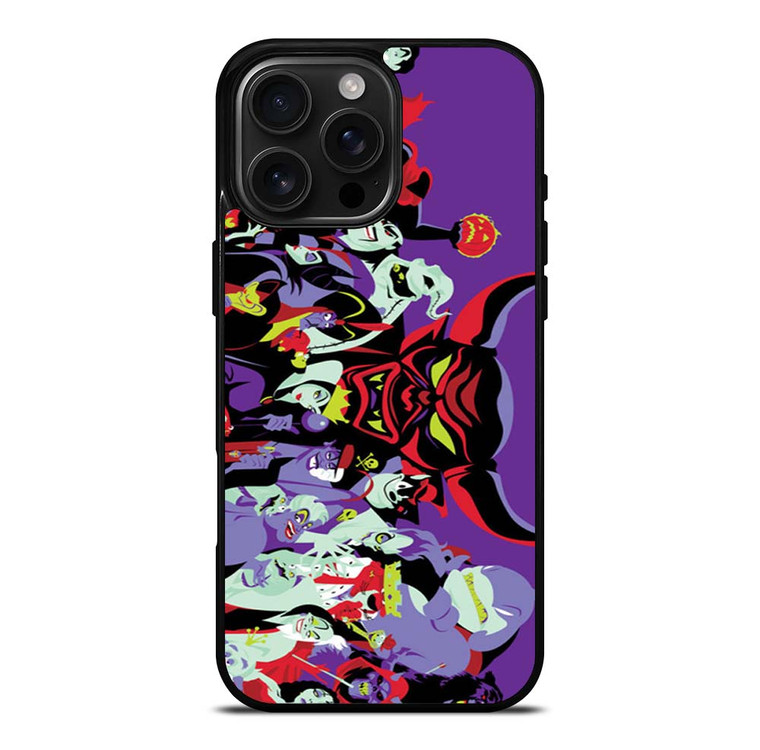 DISNEY VILLAINS CARTOON iPhone 16 Pro Max Case Cover