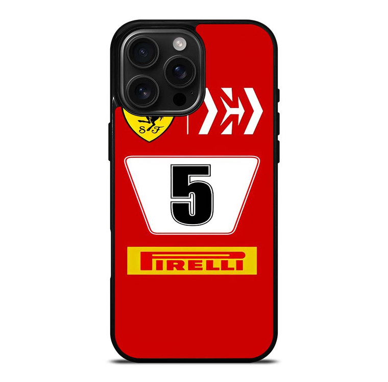 FERRARI PIRELLI LOGO iPhone 16 Pro Max Case Cover