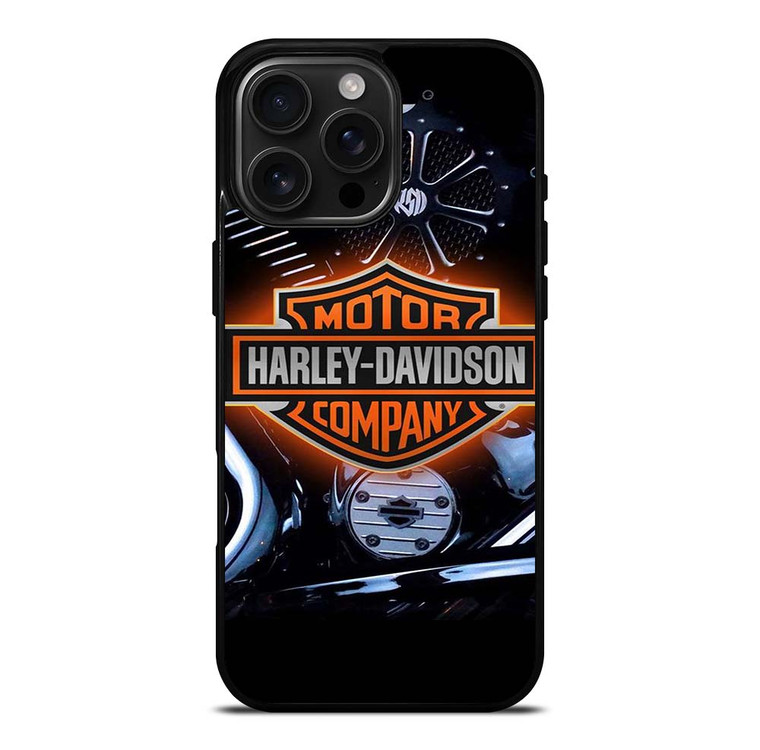HARLEY DAVIDSON ENGINE MOTORCYCLES COMPANY LOGO iPhone 16 Pro Max Case Cover