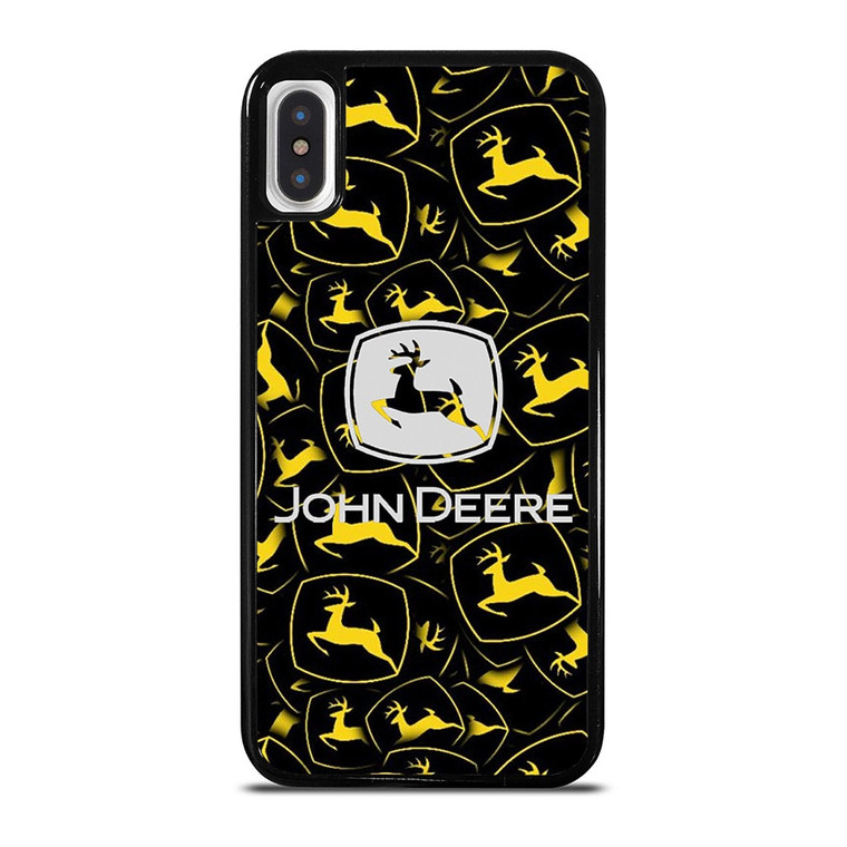 JOHN DEERE LOGO PATTERN iPhone X / XS Case Cover