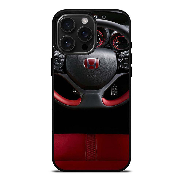 HONDA CIVIC TYPE R STEERING WHEEL iPhone 16 Pro Max Case Cover