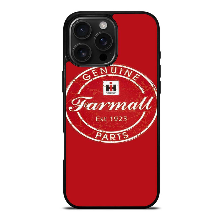 IH INTERNATIONAL HARVESTER FARMALL LOGO TRACTOR PARTS EST 1923 iPhone 16 Pro Max Case Cover