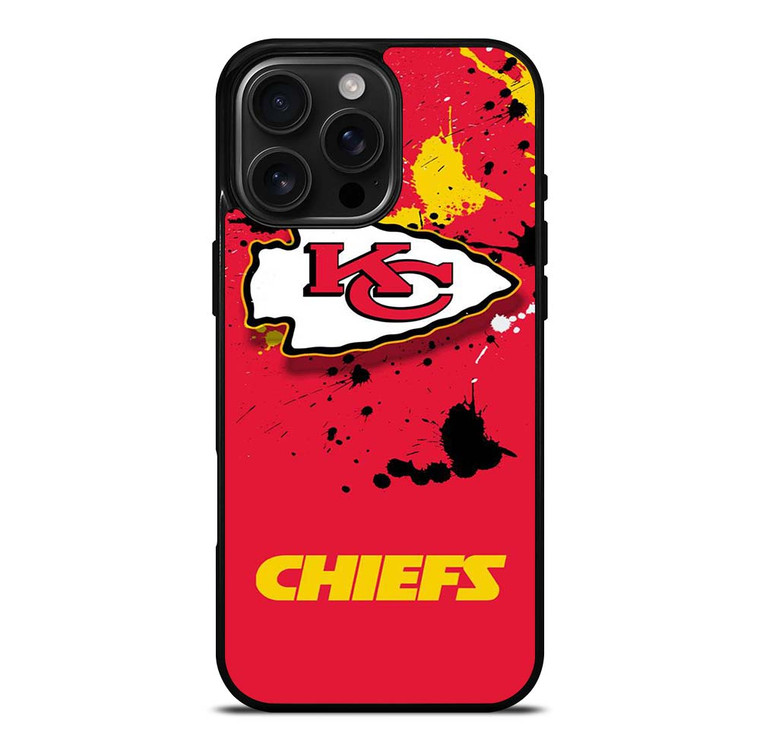 KANSAS CITY CHIEFS ART iPhone 16 Pro Max Case Cover