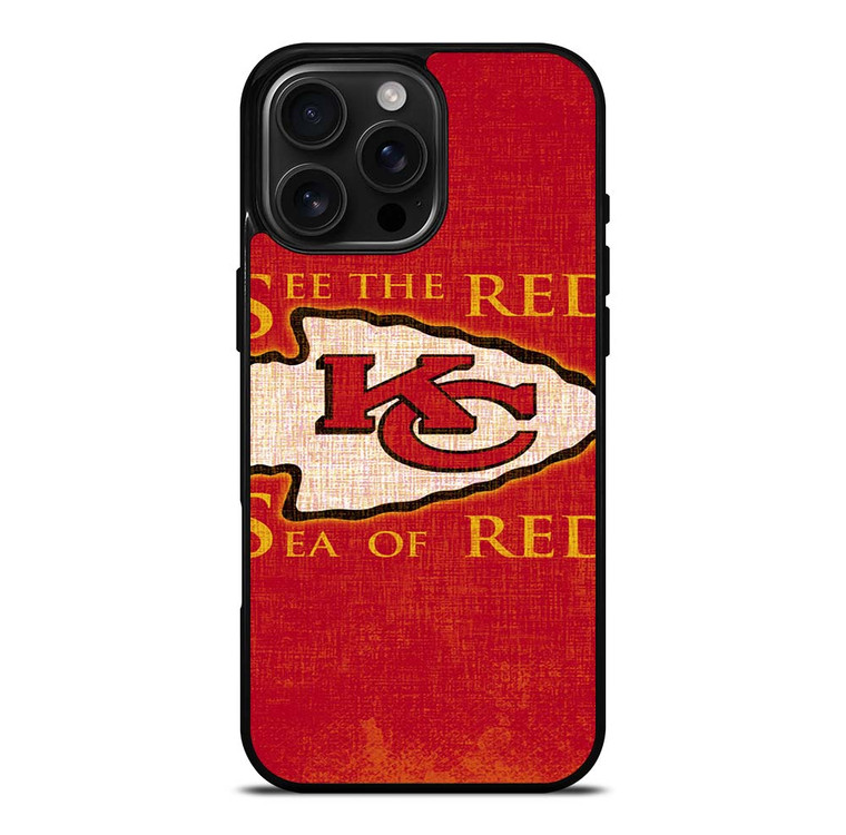 KANSAS CITY CHIEFS NFL iPhone 16 Pro Max Case Cover