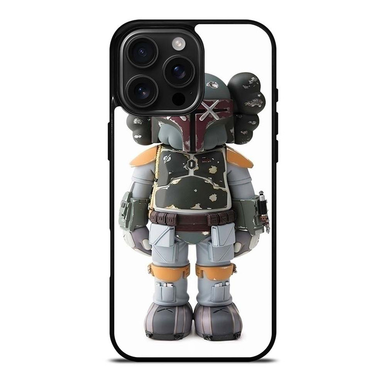 KAWS BOBA FETT STAR WARS iPhone 16 Pro Max Case Cover