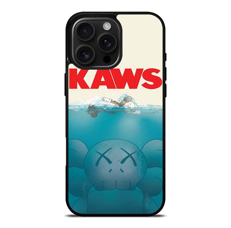 KAWS JAWS ICON FUNNY iPhone 16 Pro Max Case Cover