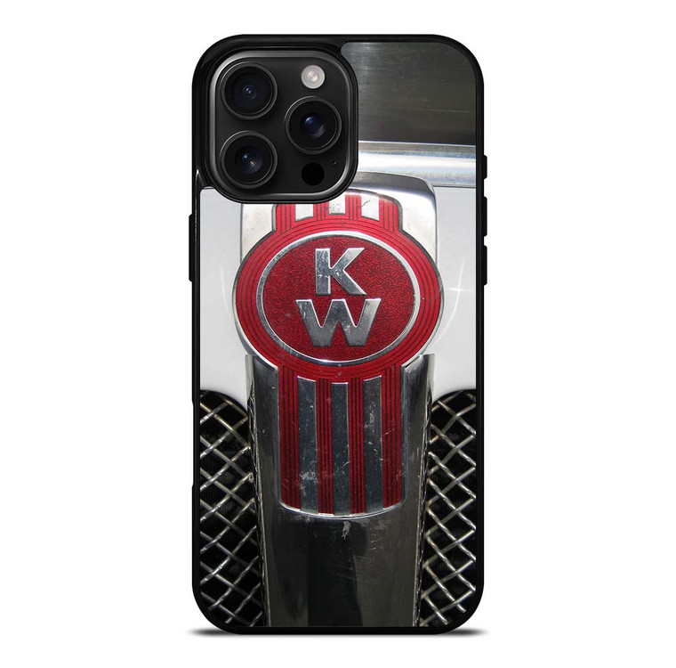 KENWORTH TRUCK LOGO GRAY iPhone 16 Pro Max Case Cover