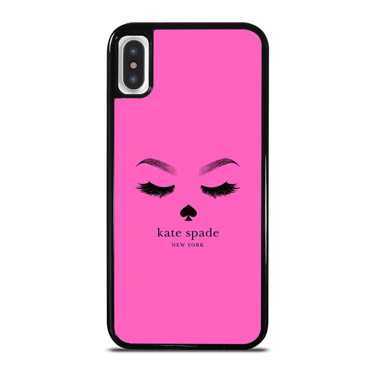 KATE SPADE PINK EYEBROW iPhone X / XS Case Cover
