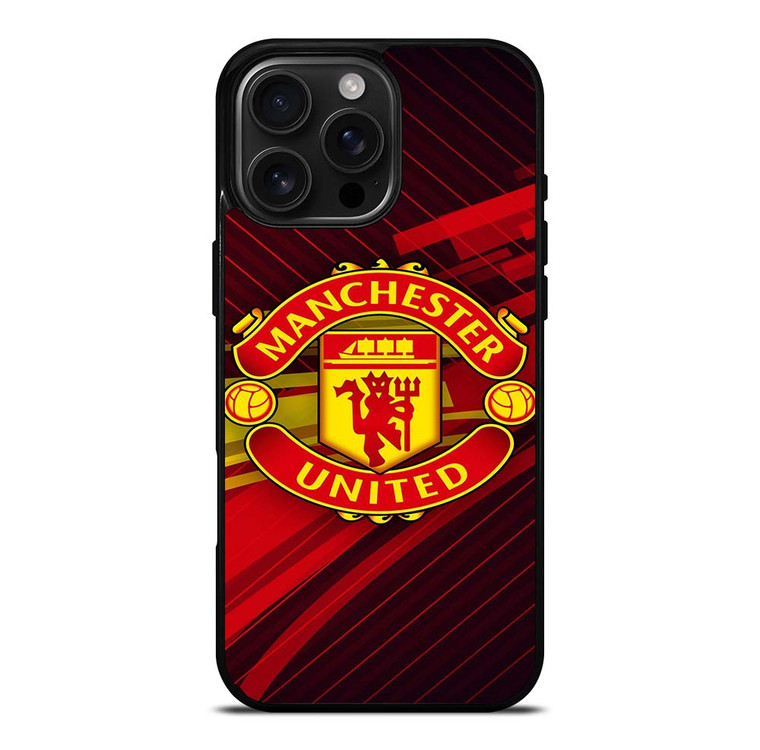 MANCHESTER UNITED LOGO iPhone 16 Pro Max Case Cover