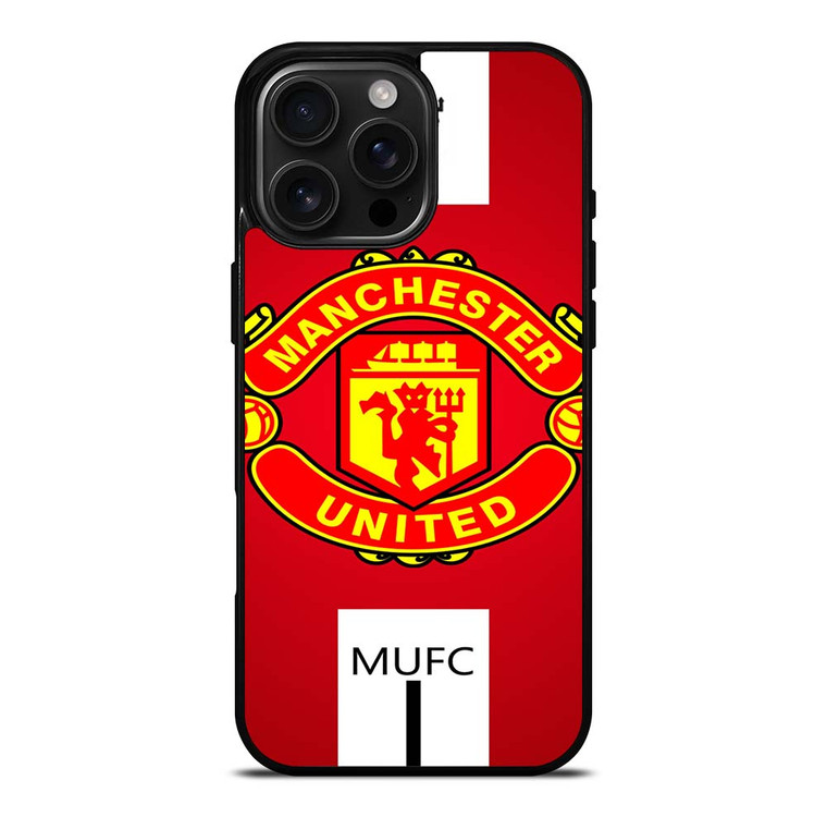 MANCHESTER UNITED RED DEVILS iPhone 16 Pro Max Case Cover