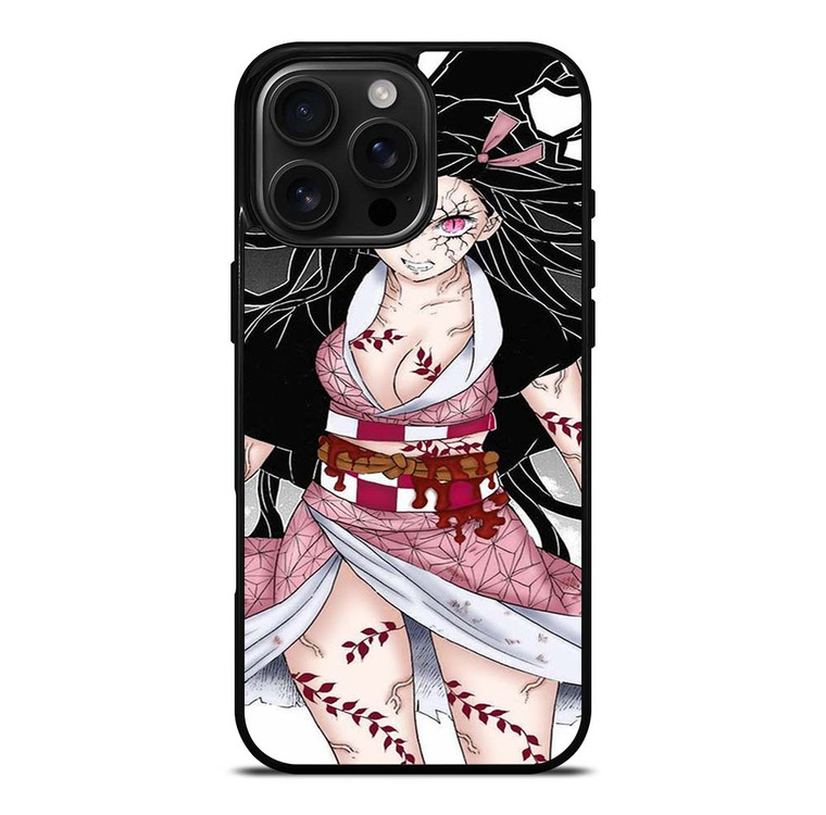 MANGA DEMON SLAYER NEZUKO KAMADO ANIME iPhone 16 Pro Max Case Cover
