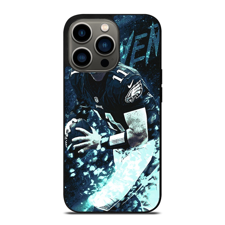 PHILADELPHIA EAGLES CARSON WENTZ iPhone 13 Pro Case Cover
