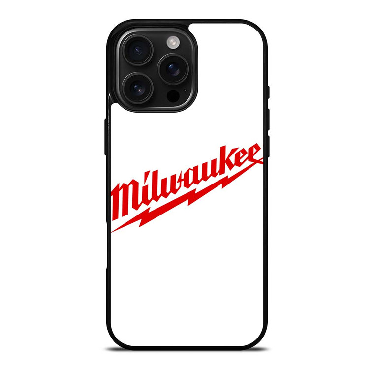MILWAUKEE TOOL LOGO WHITE iPhone 16 Pro Max Case Cover