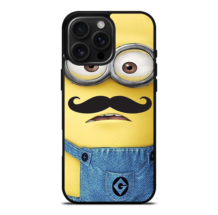 MINION WITH MOUSTACHE iPhone 16 Pro Max Case Cover