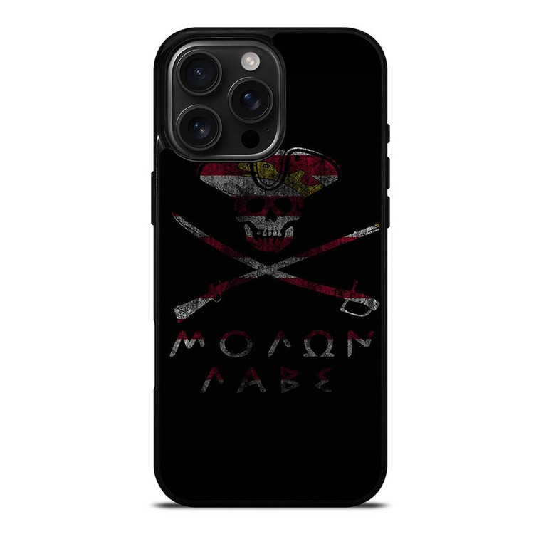 MOLON LABE SKULL LOGO iPhone 16 Pro Max Case Cover