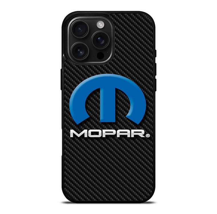 MOPAR CARBON LOGO iPhone 16 Pro Max Case Cover
