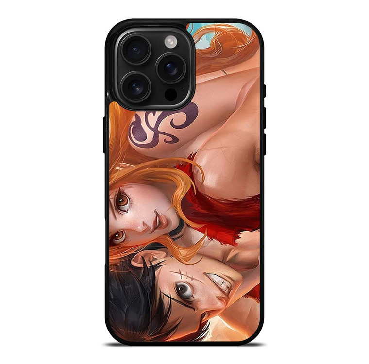 NAMI AND LUFFY ONE PIECE ROMANCE iPhone 16 Pro Max Case Cover