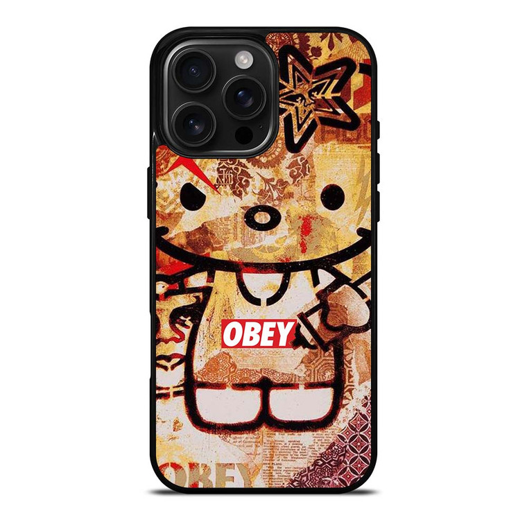 OBEY HELLO KITTY iPhone 16 Pro Max Case Cover