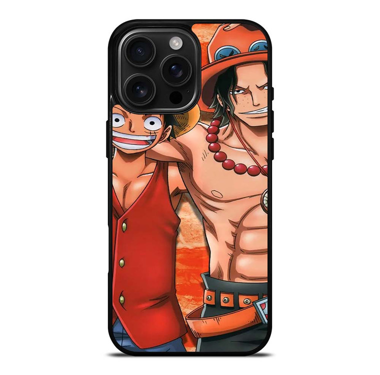 ONE PIECE ACE AND LUFFY iPhone 16 Pro Max Case Cover