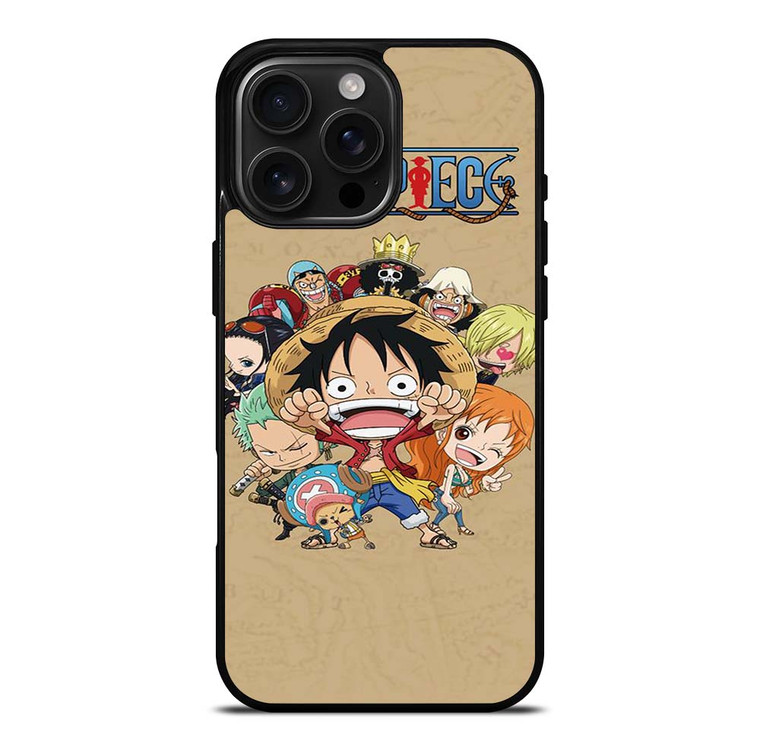 ONE PIECE ANIME KAWAII iPhone 16 Pro Max Case Cover