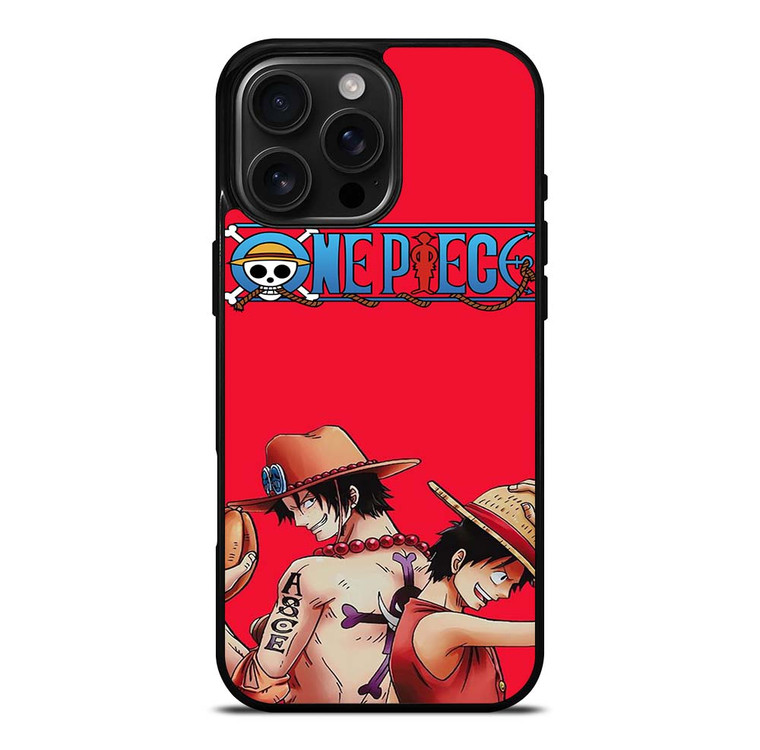 ONE PIECE LUFFY AND ACE iPhone 16 Pro Max Case Cover