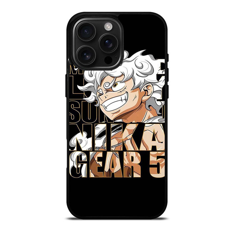 ONE PIECE MONKEY D LUFFY GEAR 5 ANIME iPhone 16 Pro Max Case Cover