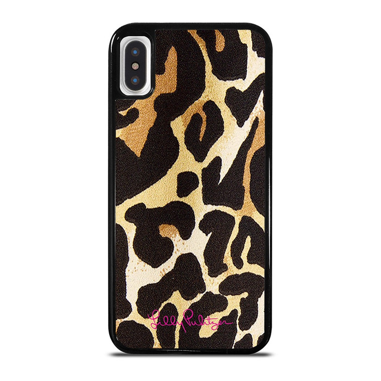 LILLY PULITZER LEOPARD PATTERN iPhone X / XS Case Cover