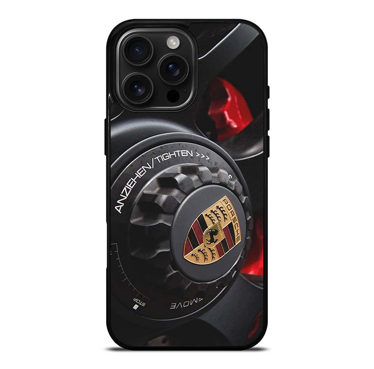PORSCHE WHEEL LOGO ICON iPhone 16 Pro Max Case Cover