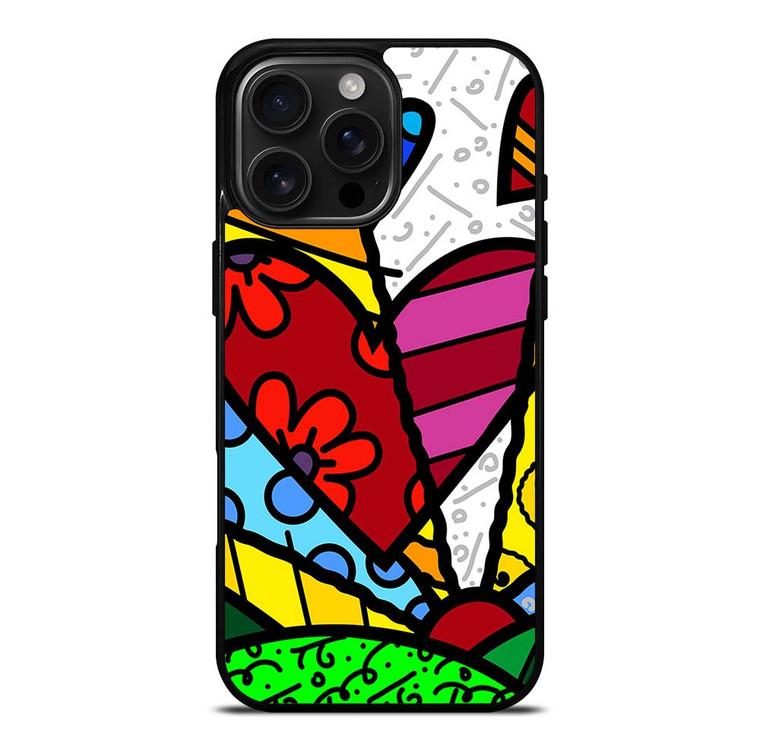 ROMERO BRITTO LOVE iPhone 16 Pro Max Case Cover