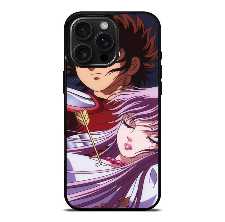 SAINT SEIYA AND PRINCESS iPhone 16 Pro Max Case Cover