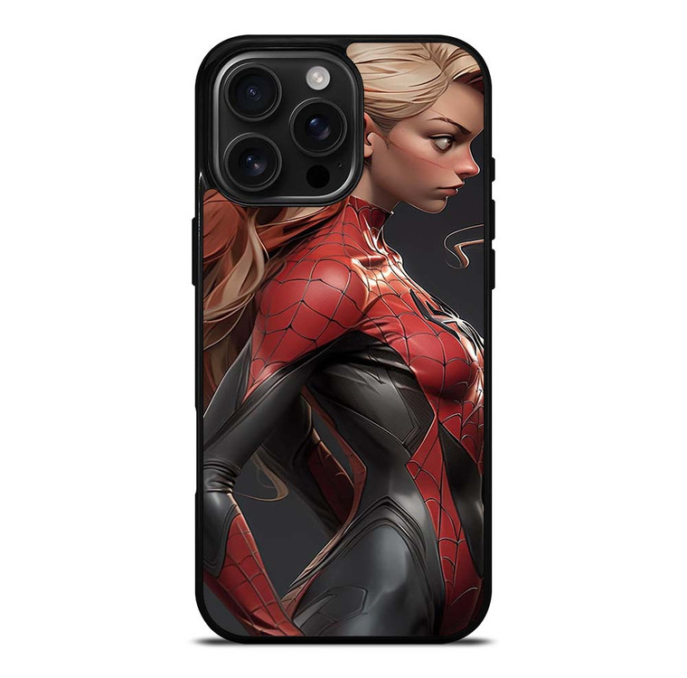 SPIDER GIRL SEXY CARTOON MARVEL COMICS iPhone 16 Pro Max Case Cover