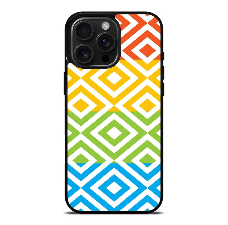 SQUARE PATTERN iPhone 16 Pro Max Case Cover