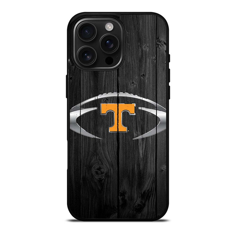 TENNESSE VOLUNTEERS WOODEN LOGO iPhone 16 Pro Max Case Cover