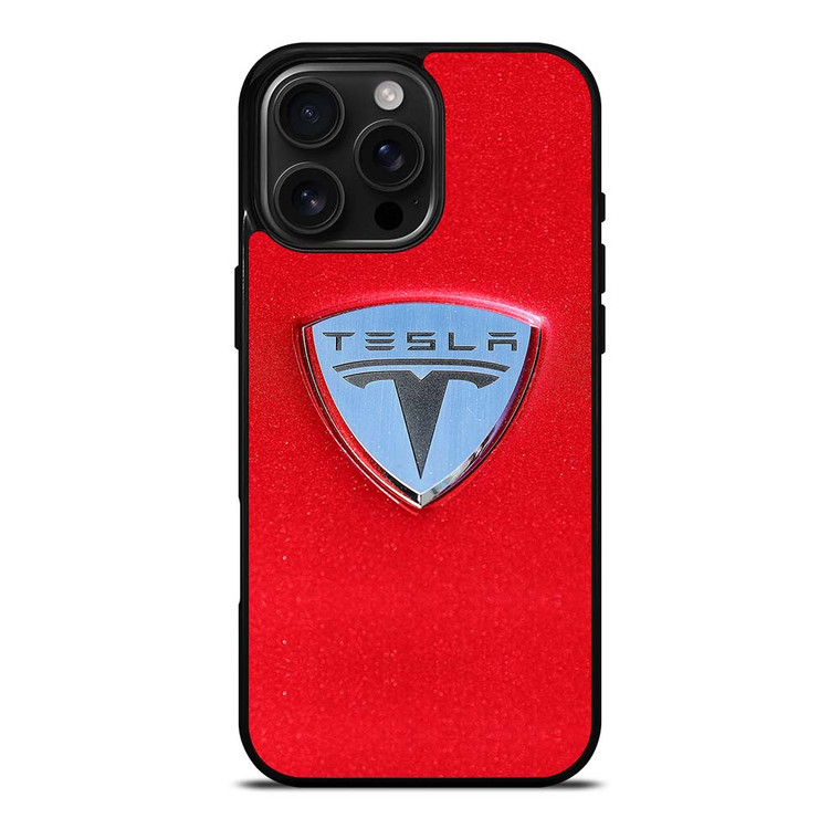 TESLA MOTOR LOGO iPhone 16 Pro Max Case Cover