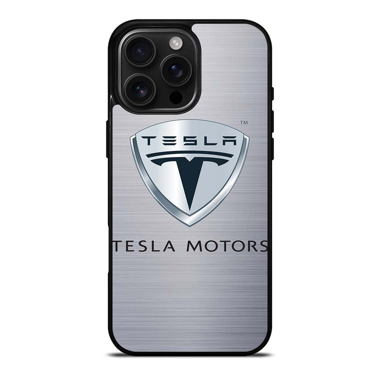 TESLA MOTORS LOGO iPhone 16 Pro Max Case Cover