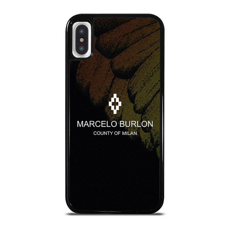 MARCELO BURLON WING LOGO iPhone X / XS Case Cover